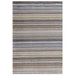 Carter Modern Stripe Hand Woven Wool Grey/Natural Rug