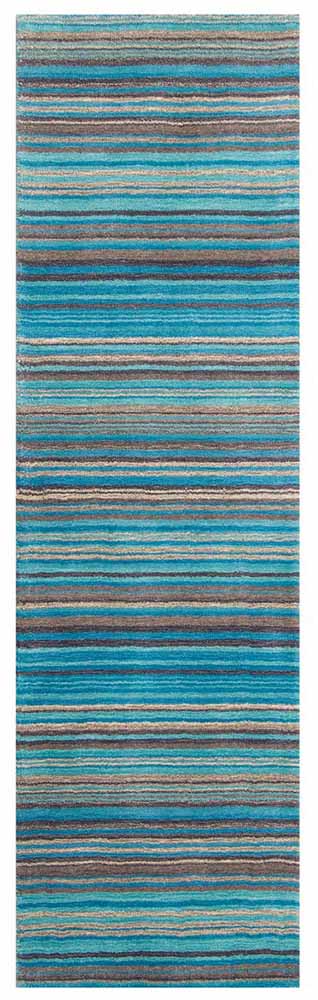 Carter Runner Teal Rug