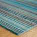 Carter Teal Stripes Rug