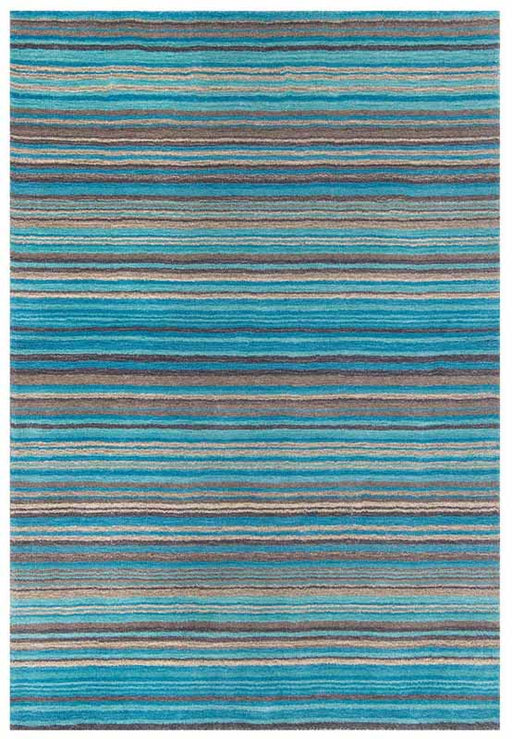 Carter Teal Stripes Rug