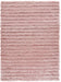 Carved Glamour Blush Pink Rug