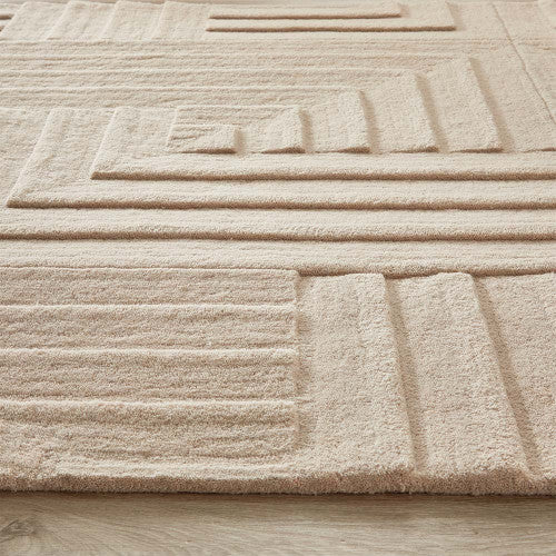 Carved Maze Pumice Stone Rug