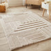 Carved Maze Pumice Stone Rug