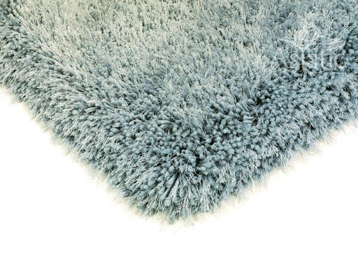 Cascade Duck Egg Blue Shaggy Rug