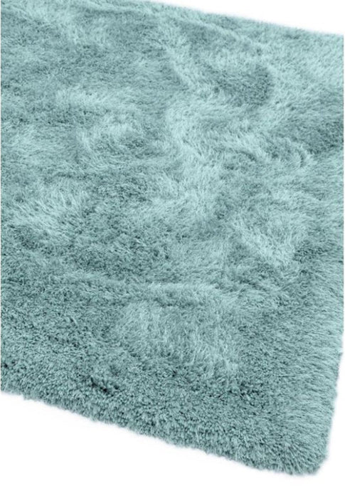 Cascade Duck Egg Blue Shaggy Rug