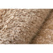 Cascade Plush Soft Hi-Pile Silky Polyester Plain Shaggy Cream Rug