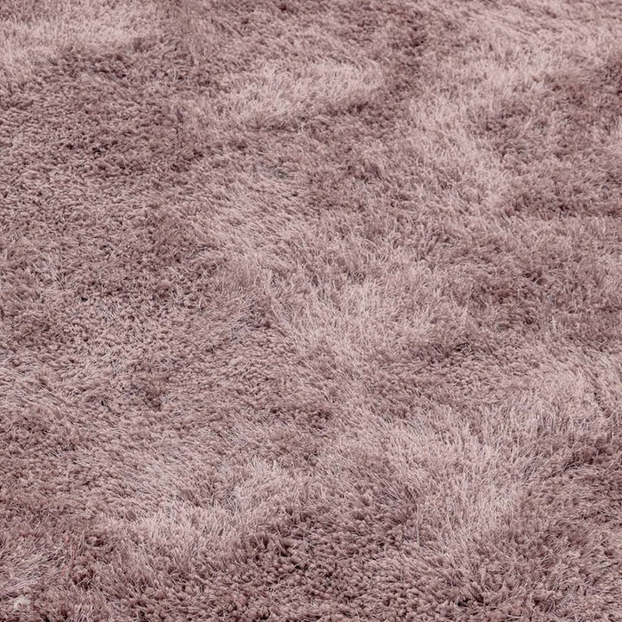 Cascade Plush Soft Hi-Pile Silky Polyester Plain Shaggy Heather Rug