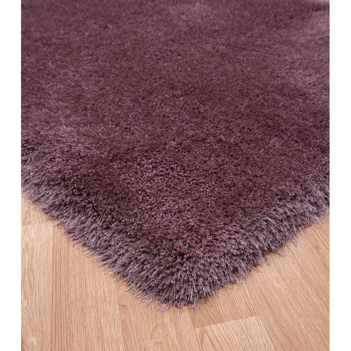 Cascade Plush Soft Hi-Pile Silky Polyester Plain Shaggy Heather Rug