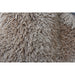 Cascade Plush Soft Hi-Pile Silky Polyester Plain Shaggy Sand Rug