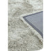 Cascade Plush Soft Hi-Pile Silky Polyester Plain Shaggy Silver Rug