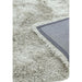 Cascade Plush Soft Hi-Pile Silky Polyester Plain Shaggy Silver Rug