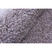 Cascade Plush Soft Hi-Pile Silky Polyester Plain Shaggy Silver Rug