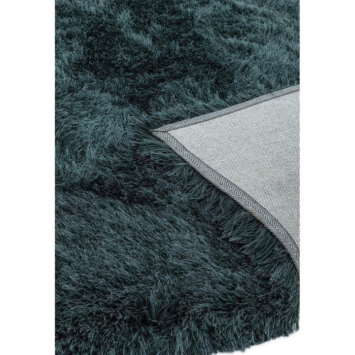 Cascade Plush Soft Hi-Pile Silky Polyester Plain Shaggy Slate Rug