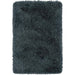 Cascade Plush Soft Hi-Pile Silky Polyester Plain Shaggy Slate Rug