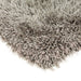 Cascade Plush Soft Hi-Pile Silky Polyester Plain Shaggy Taupe Rug