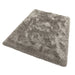 Cascade Plush Soft Hi-Pile Silky Polyester Plain Shaggy Taupe Rug