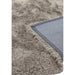 Cascade Plush Soft Hi-Pile Silky Polyester Plain Shaggy Taupe Rug