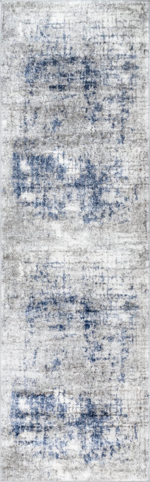 Cascading Abstract Area Rug Light Grey 160x230 cm