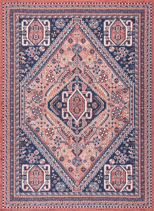 Cassandra Blue Persian Medallion Area Rug 160cm