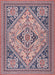 Cassandra Blue Persian Medallion Area Rug 160cm