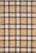 Cecile Orange Plaid Area Rug 150x240 cm