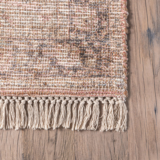 Cecilia Peach Tassel Area Rug 120x180 cm