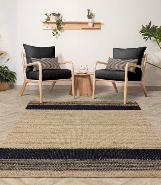 Cedar Natural Charcoal Rug