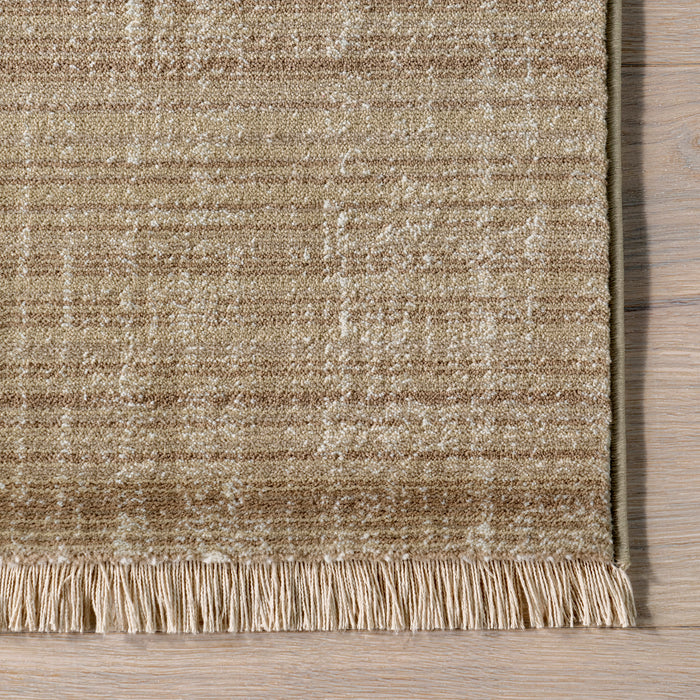 Cedarwood Brown Fringe Area Rug 120x180 cm