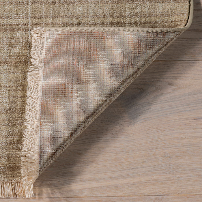 Cedarwood Brown Fringe Area Rug 120x180 cm