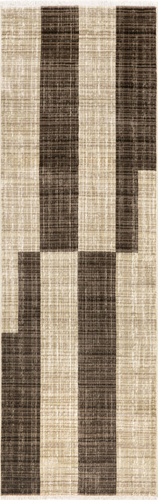 Cedarwood Graphic Pattern Rug 60x90 cm Brown