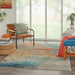 Celestial CES02 Modern Abstract Soft Durable Low Short Flat Pile Sealife Rug