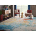 Celestial CES02 Modern Abstract Soft Durable Low Short Flat Pile Sealife Rug