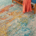 Celestial CES02 Modern Abstract Soft Durable Low Short Flat Pile Sealife Rug