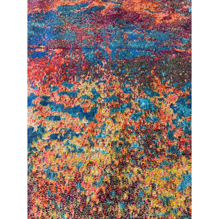 Celestial CES08 Modern Abstract Soft Durable Low Short Flat Pile Atlantic Rug