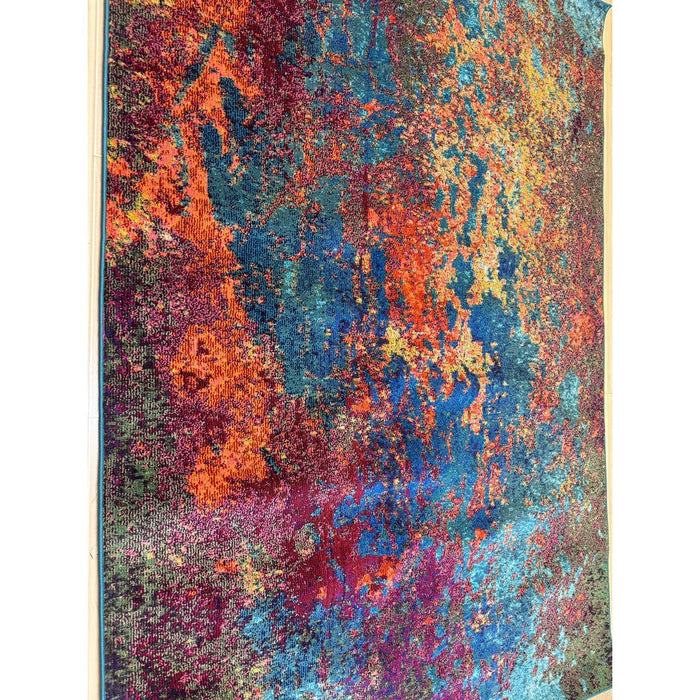 Celestial CES08 Modern Abstract Soft Durable Low Short Flat Pile Atlantic Rug