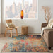 Celestial CES15 Modern Abstract Soft Durable Low Short Flat Pile Multicolour Rug