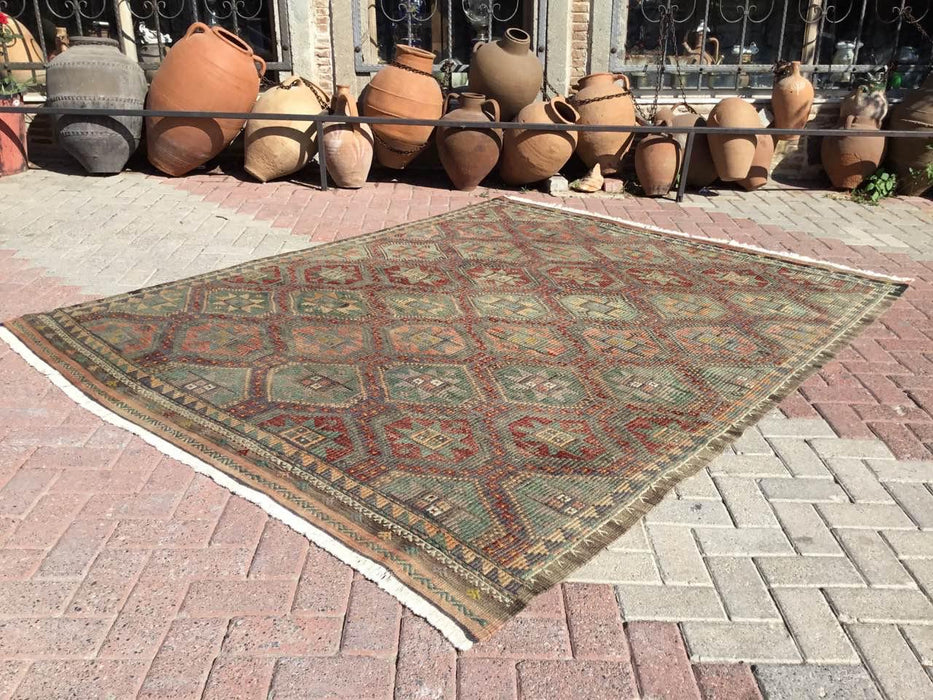 Celestial Symphony Vintage Turkish Rug 203cm x 261cm #758