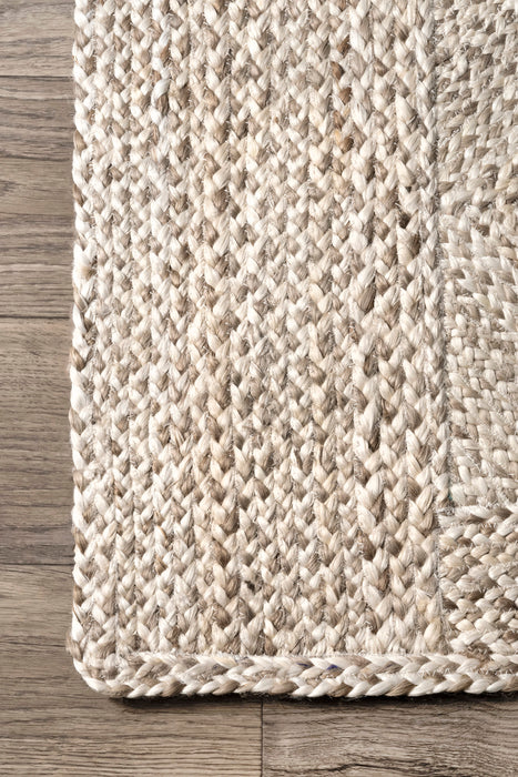 Celestine Jute Area Rug 152 Cm Light Beige