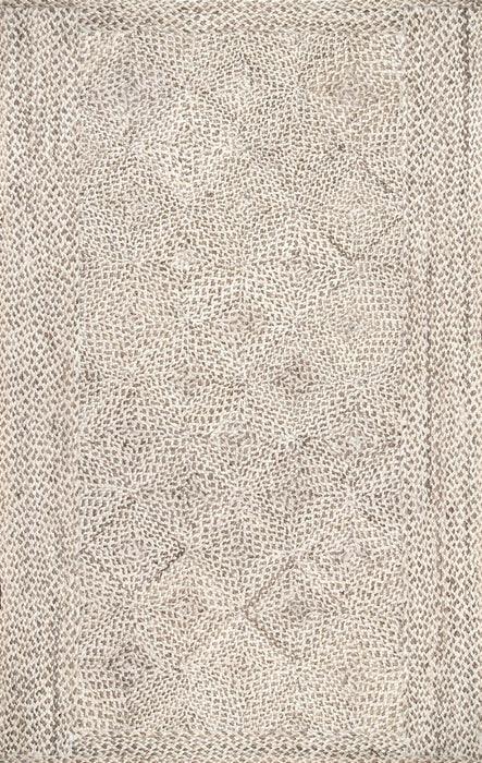 Celestine Jute Trellis Area Rug Light Beige 120x180 cm