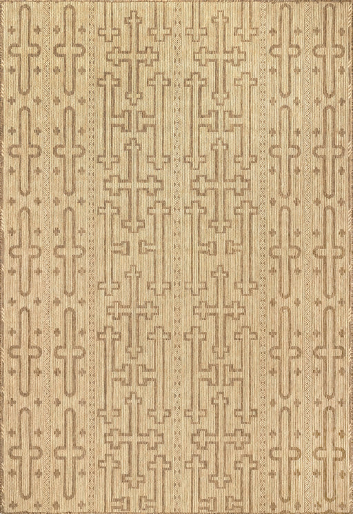 Celtic Cross Beige Indoor Outdoor Area Rug 180x120 cm