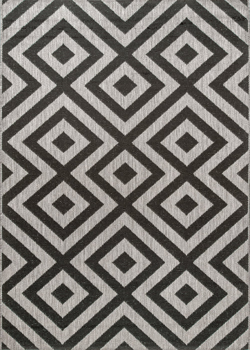 Celtic Trellis Grey Area Rug For Indoor Outdoor Use