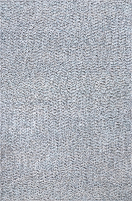 Charcoal Chevron Jute Cotton Area Rug 160x230 cm