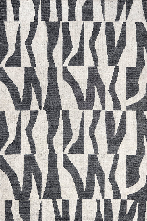 Charcoal Handmade Monochrome Area Rug