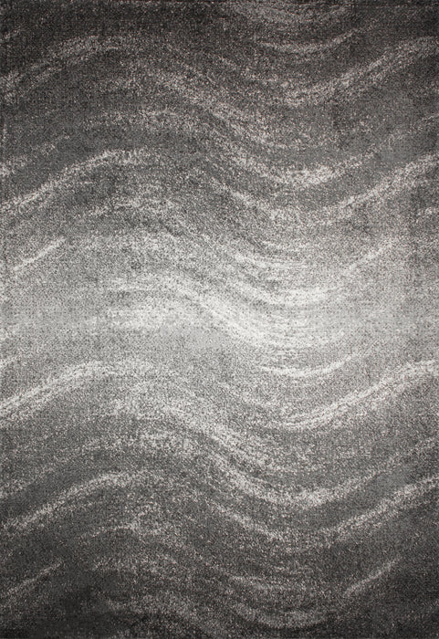 Tappeto Hazy Waves antracite 120x180 cm