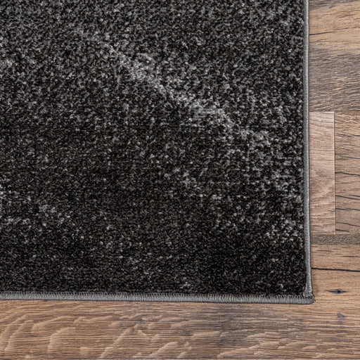 Charcoal Hazy Waves Area Rug 140x200 cm