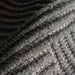 Charcoal High-Low Wool Cotton Area Rug 160x230 cm