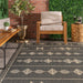 Charcoal Indoor Outdoor Rug for Versatile Home Decor