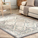 Charcoal Melange Tiles Area Rug 160x230 cm