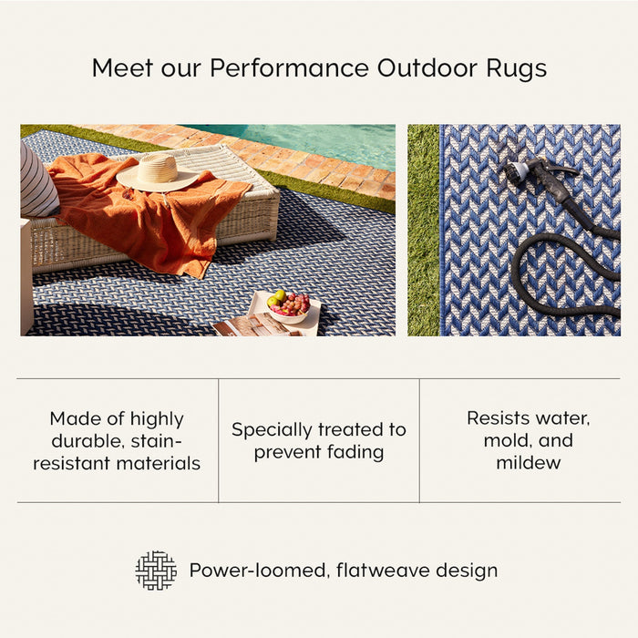 Charcoal Trellis Area Rug for Indoor and Outdoor Use