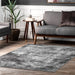 Charcoal Washable Rug for Busy Homes with Kids and Pets